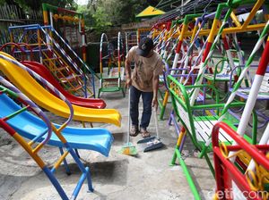 Geliat Penjualan Ayunan di Tengah Pandemi