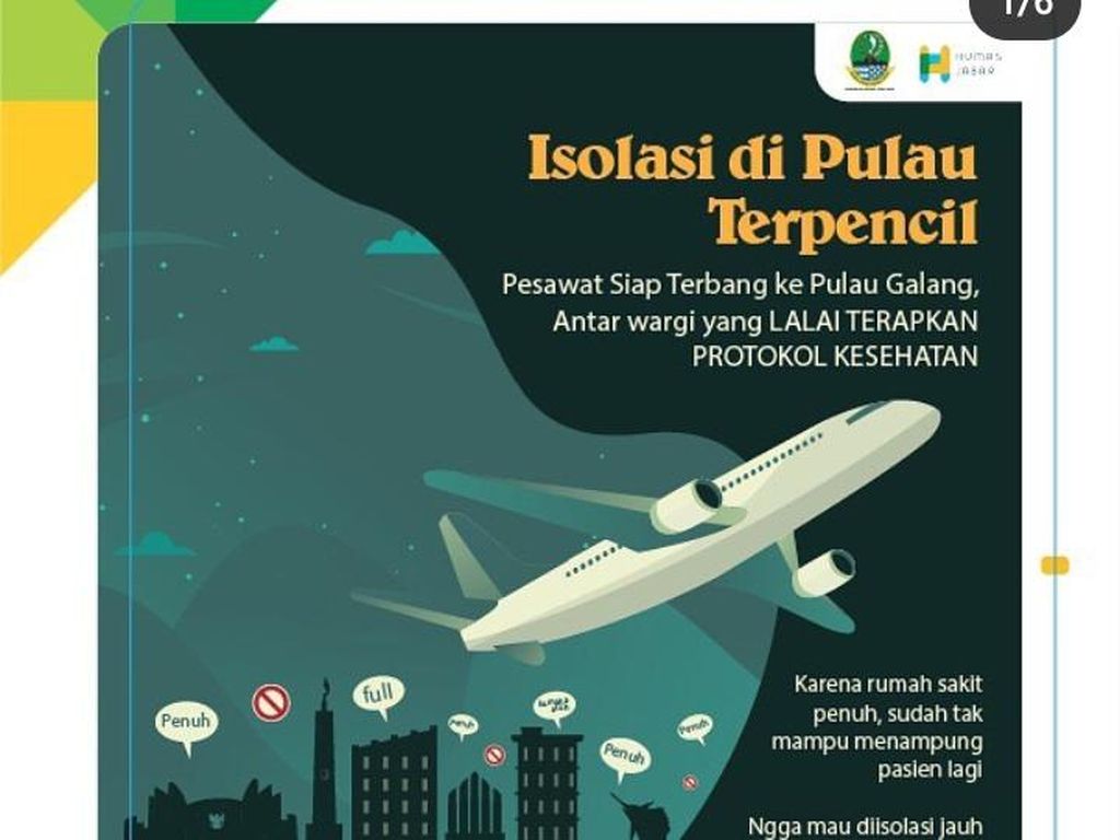 Gagal Terapkan Prokes di Jabar, Siap-siap Diisolasi di Pulau Terpencil Gagal Terapkan Prokes di Jabar, Siap-siap Diisolasi di Pulau Terpencil