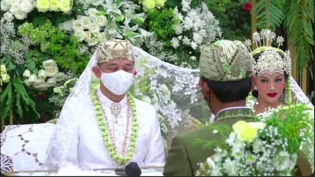 Prosesi pernikahan Yura Yunita dan Donne Maula