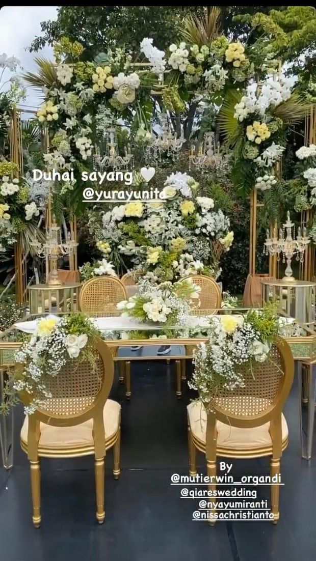 Tempat akad nikah Yura Yunita