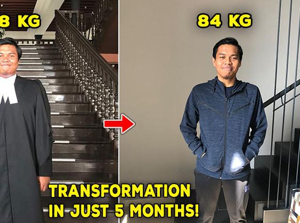 Masih Makan Nasi, Pria Ini Berhasil Turun 54 Kg Dalam 5 Bulan!