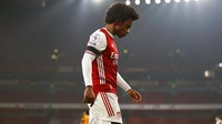 Willian musim lalu begitu mandek bersama Arsenal. Sejatinya, Willian salah satu pemain senior di Liga Inggris dan punya jam terbang tinggi (AP/Julian Finney)