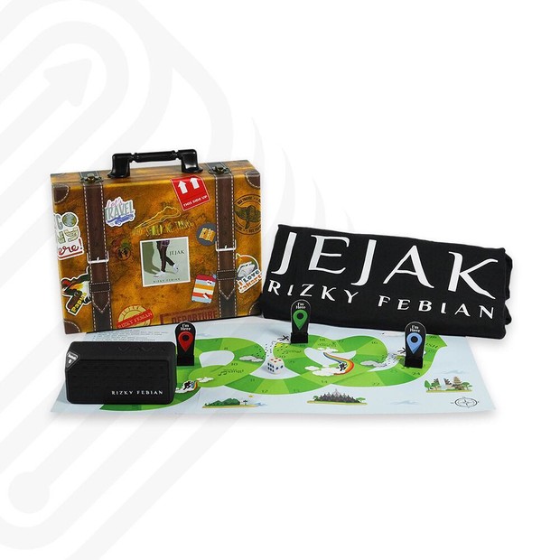 Exclusive boxset album Jejak dari Rizky Febian.