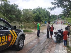 Debit Air Dua Sungai Meningkat, Ngawi Waspada Banjir