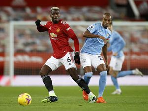 Man United Vs Man City Tanpa Gol di Babak I