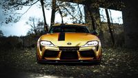 Potret Modifikasi Toyota Supra Garapan Manhart, Warnanya Gonjreng Banget