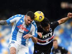 Napoli vs Sampdoria: Menang 2-1, Partenopei Tembus Tiga Besar
