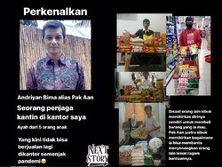 Penghasilan Turun, Penjaga Kantin Ini Malah Rutin Beramal Lewat Jumat Berkah