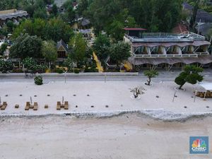 Potret Gili Trawangan yang Sepi Gegara COVID-19 Potret Gili Trawangan yang Sepi Gegara COVID-19