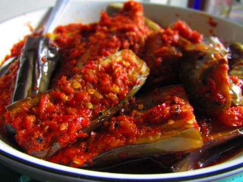 Terong Balado ala Rumah Makan Padang