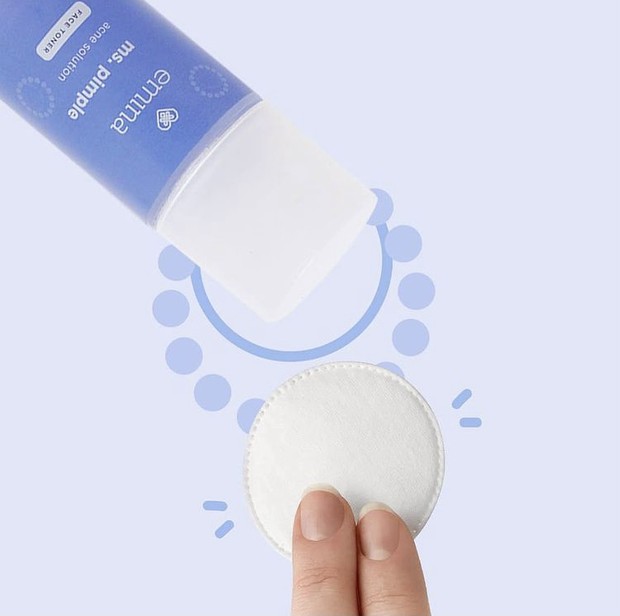 Foto: instagram.com/eminacosmetics/ Toner Emina Ms. Pimple untuk kulit berjerawat.