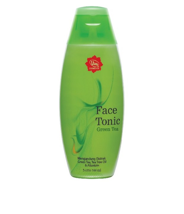 Foto: vivacosmetic.com Viva Face Tonic Green Tea yang menyegarkan.