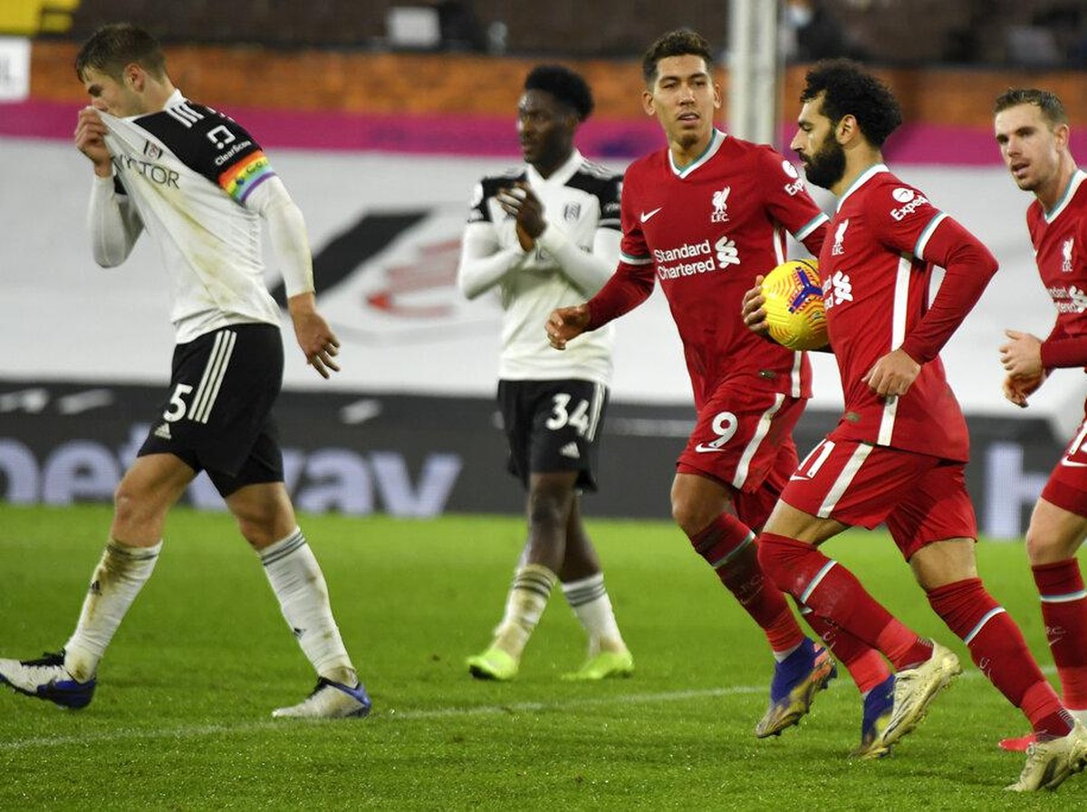 Link live streaming Liverpool vs Fulham lihat di sini. (Foto: AP/Mike Hewitt)