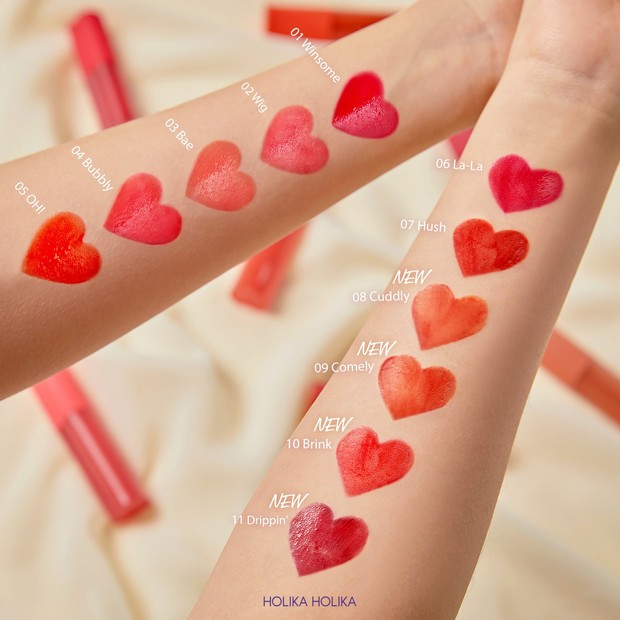 Holika Holika Rilis 4 Shades Baru Lip Tint Heart Crush Glow Tint Air
