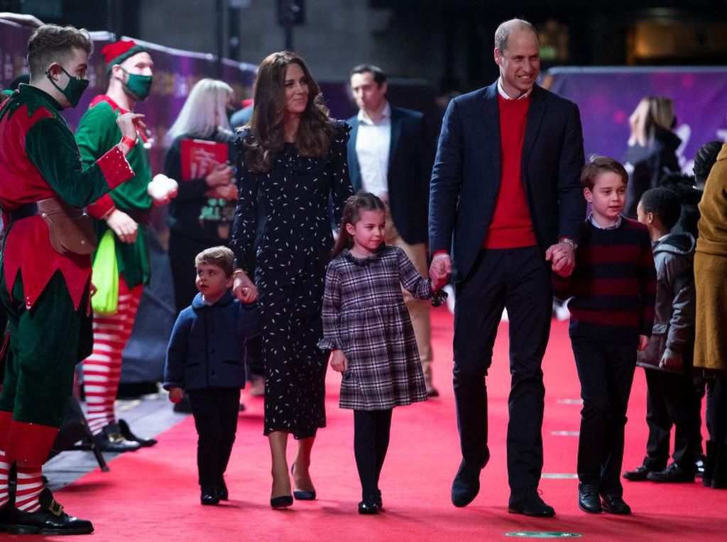 Potret Harmonis Keluarga Pangeran William, Debut Tampil Berlima di Red Carpet