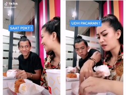 Kocak! Ini Perbedaan Cara Makan saat PDKT dan Pacaran