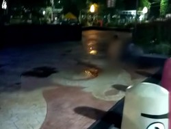 Perempuan Telanjang Mandi di Alun-alun Kraksaan Probolinggo Idap Gangguan Jiwa