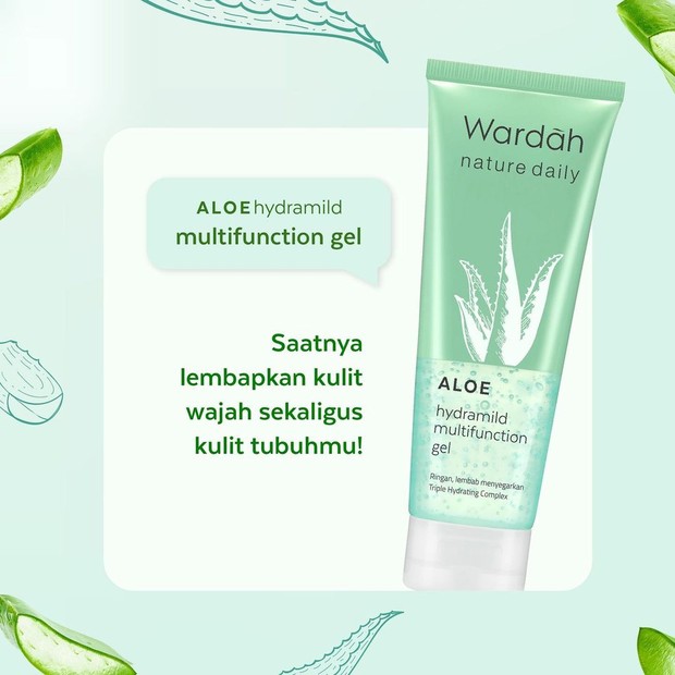 Wardah Nature Daily Hydramild Multifunction Gel/Instagram.com/wardahbeauty Wardah Nature Daily Hydramild Multifunction Gel/Instagram.com/wardahbeauty