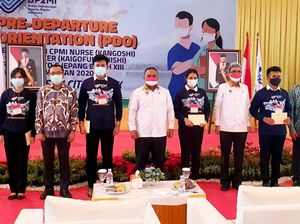 BP2MI Lepas 116 PMI ke Jepang, Bekerja Sebagai Perawat