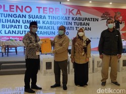 Rekapitulasi Pilkada Tuban, Lindra-Riyadi Ungguli 2 Paslon Lain