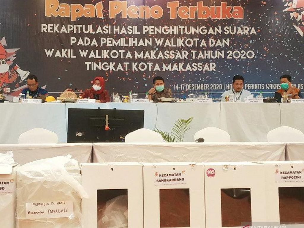 KPU Umumkan Danny-Fatma Menang Pilwalkot Makassar KPU Umumkan Danny-Fatma Menang Pilwalkot Makassar