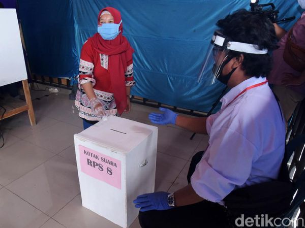 Suasana Pilkades e-Voting di Boyolali Saat Pandemi Corona