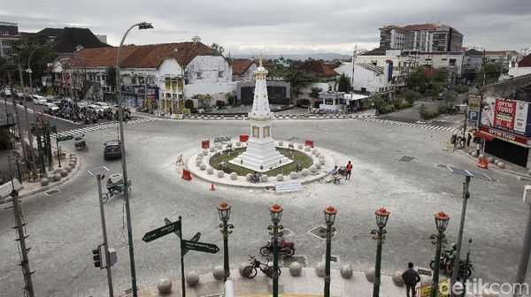 Apik! Begini Penampakan Kawasan Tugu Yogya yang Kini Bebas Kabel