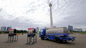Bantuan Fasilitas Cuci Tangan untuk Monas