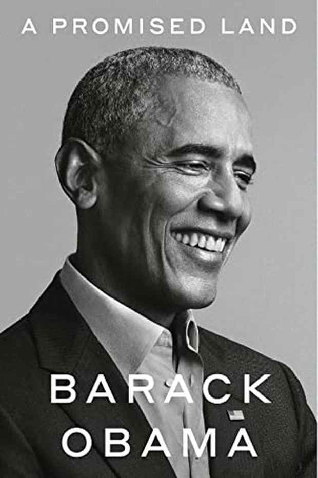 Cover buku A Promised Land karya Barack Obama.