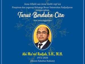 Ketua Prodi Fakultas Hukum Unpad Abi Maruf Tutup Usia