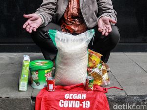 Isi Paket Sembako untuk Warga Isoman di Boyolali, Tanpa Minyak Goreng!