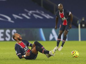 Pelatih PSG: Cedera Neymar Gak Parah, Kok!
