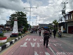 Demo Kawal Mediasi soal Dana Natal, Warga di Polres Mimika Diserang OTK