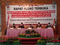 Rekapitulasi Pilkada Situbondo, Karunia Unggul 53% Suara