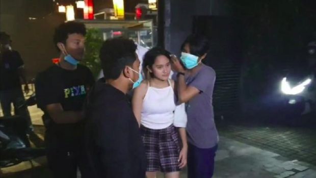 Penampakan Salshabilla Adriani usai kecelakaan