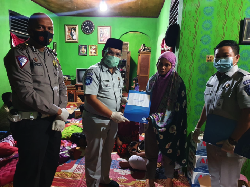 Gerak Cepat, Jasa Raharja Santuni Korban Kecelakaan di Pekanbaru