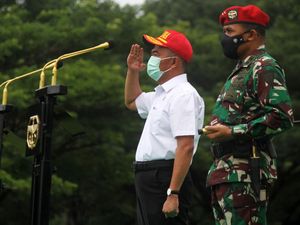 Muhadjir Pimpin Apel Kesiapsiagaan Hadapi Dampak La Nina
