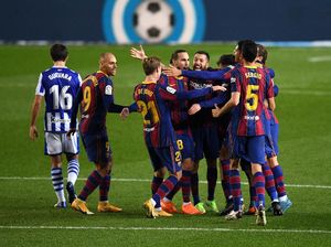 Barcelona Vs Sociedad: Blaugrana Menang 2-1