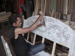 Impian Perajin Malaka, Ingin Bikin Ukiran Wajah Pak Jokowi