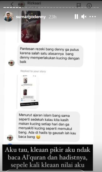 Unggahan Denny Sumargo