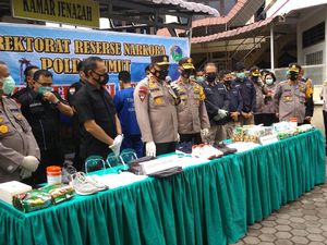 Polisi Ungkap Penyelundupan 16 Kg Sabu di Sumut, 1 Tersangka Ditembak Mati