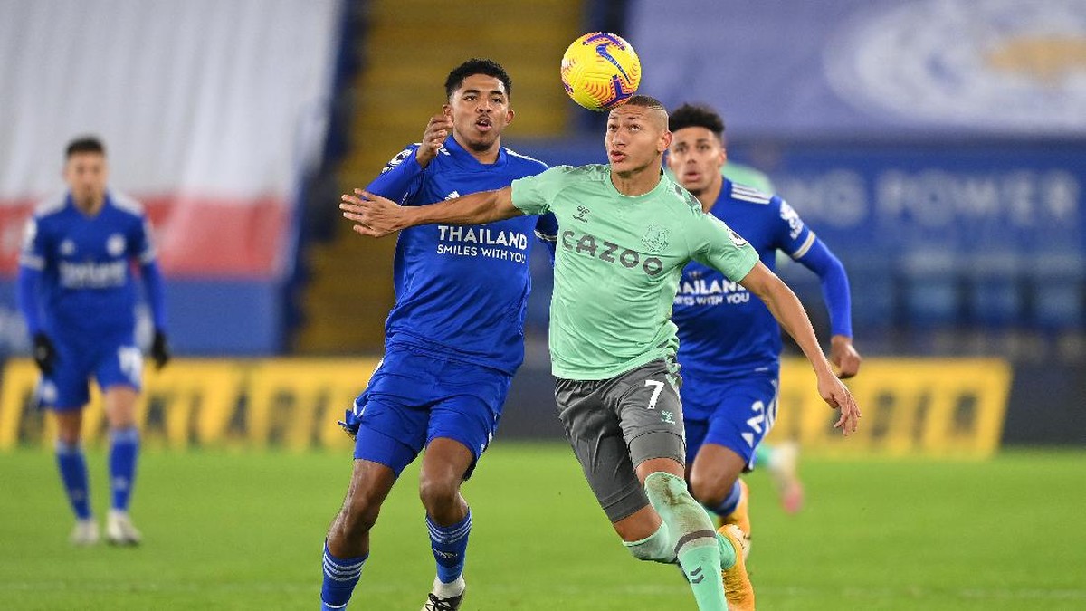 Leicester City vs Everton berakhir dengan kemenangan The Toffees 2-0. (Foto: Getty Images/Michael Regan)