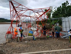 Tower BTS Roboh di Brebes, Pemilik Buka Suara
