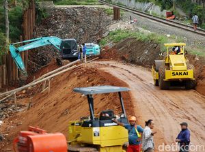 Foto: Progres Terkini Proyek Jalur Rel Ganda Bogor-Sukabumi Foto: Progres Terkini Proyek Jalur Rel Ganda Bogor-Sukabumi
