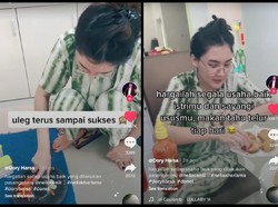 So Sweet! Nella Kharisma Rela Ngulek Sambal Pagi-pagi Buat Dory Harsa