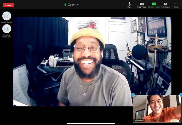 Vidi Aldiano dan PJ Morton dalam pertemuan virtual