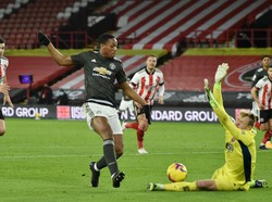 Bangkit dari Ketinggalan, MU Ungguli Sheffield 2-1 di Babak I