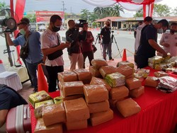 Polisi Gagalkan Penyelundupan 84 Kg Sabu Lintas Provinsi di Banjarmasin