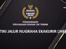 JNE Raih Penghargaan dalam Baznas Award yang Kedua Kalinya