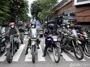 Bubarkan Massa Aksi 1812, Polisi-TNI Sisir Kawasan Sabang Bubarkan Massa Aksi 1812, Polisi-TNI Sisir Kawasan Sabang